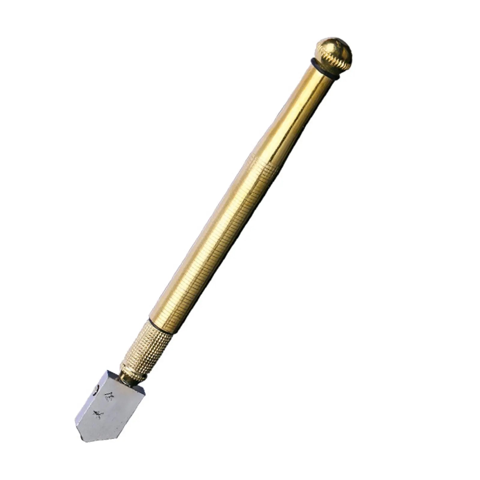 Glass Cutter with Diamond Head & Steel Blade for Glass, Anti-Slip Handle